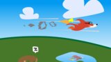 Quick brown fox flies over the lazy dog by antris