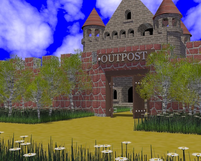 Medieval Outpost by Nappe1 / Future Vision